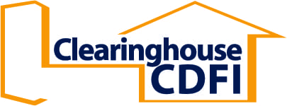Clearinghouse CDFI logo with house outline